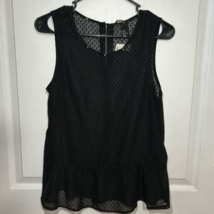 NWT H&M Sheer Sleeveless Blouse size 6